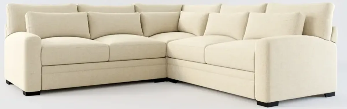 Winston Foam Comfort Eco Perfomance 3-Piece Sectional - Broderick Sand