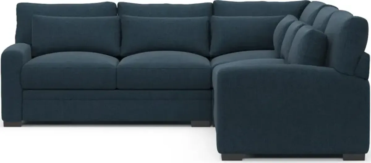 Winston Foam Comfort Eco Perfomance 3-Piece Sectional - Broderick Indigo