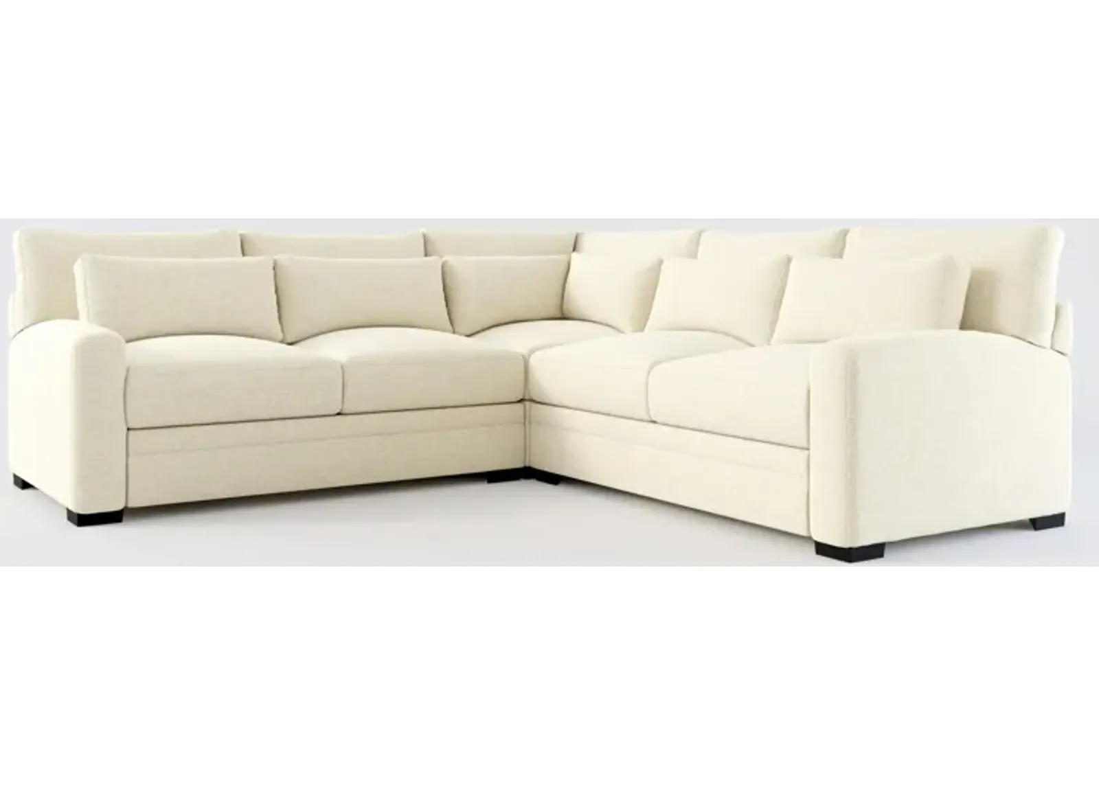 Winston Foam Comfort Eco Perfomance 3-Piece Sectional - Bridger Shell