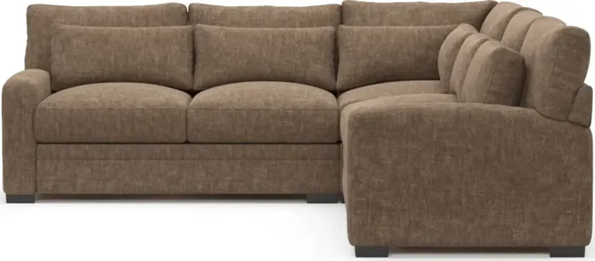 Winston Foam Comfort Eco Perfomance 3-Piece Sectional - Argo Java