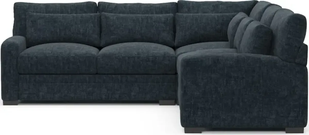 Winston Foam Comfort Eco Perfomance 3-Piece Sectional - Argo Navy