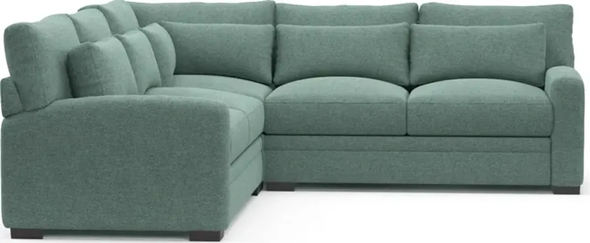 Winston Hybrid Comfort Eco Performance 3-Piece Sectional - Bridger Jade