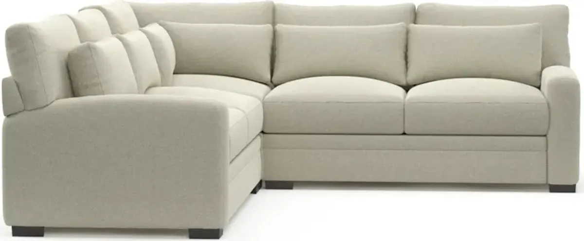 Winston Hybrid Comfort Eco Performance 3-Piece Sectional - Liv Dove