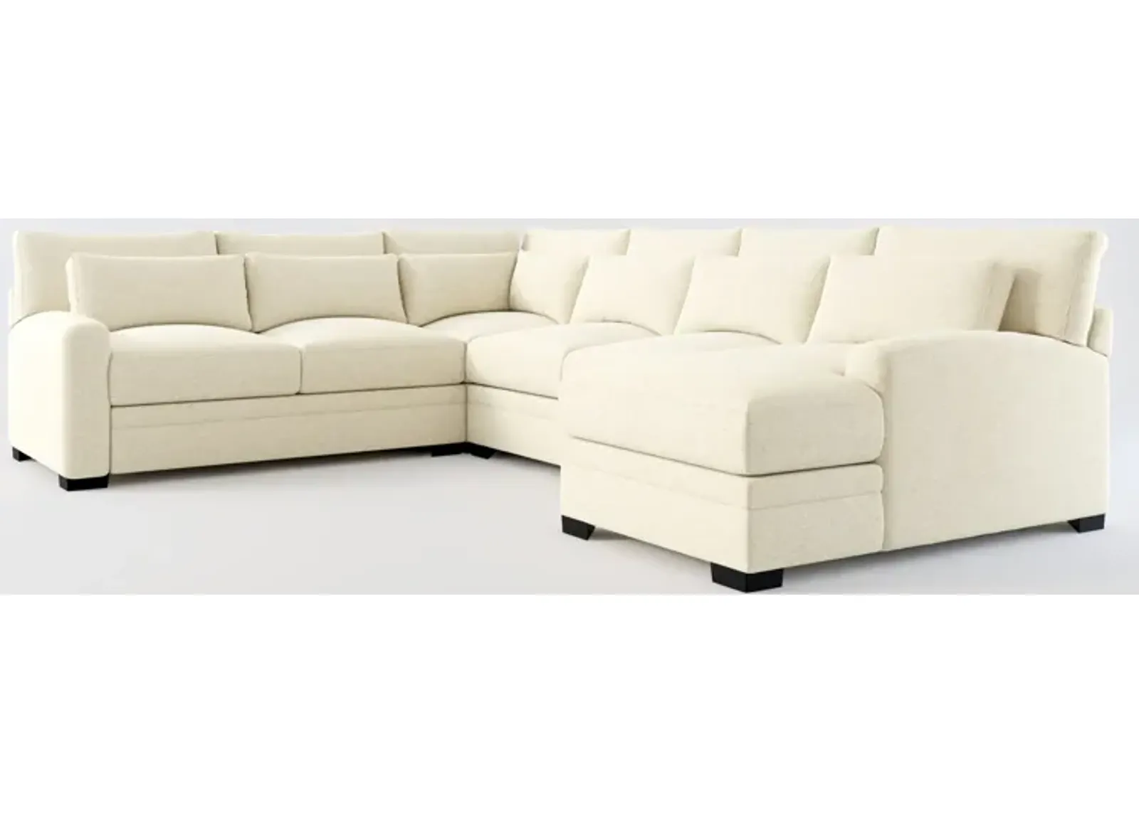 Winston Hybrid Comfort Eco Performance 4-Piece Sectional - Bridger Shell