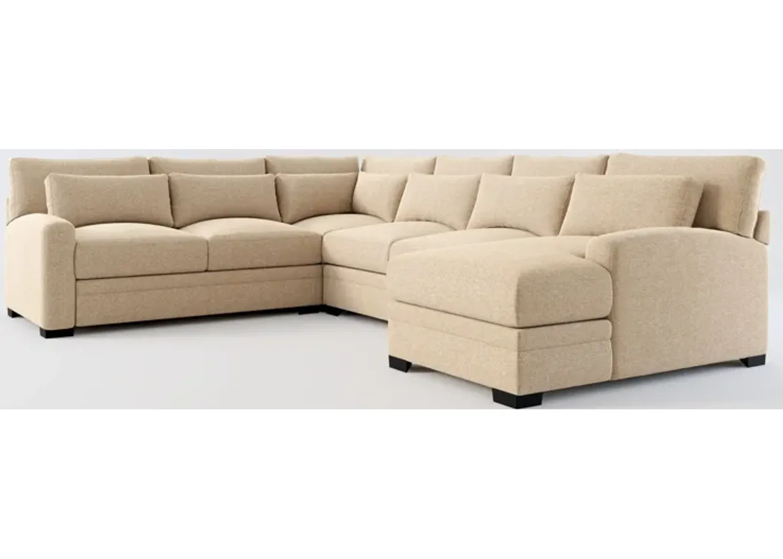 Winston Hybrid Comfort Eco Performance 4-Piece Sectional - Liv Wicker