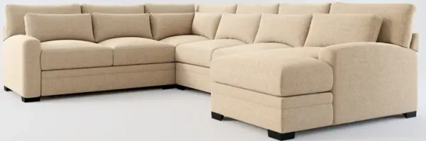 Winston Hybrid Comfort Eco Performance 4-Piece Sectional - Liv Wicker