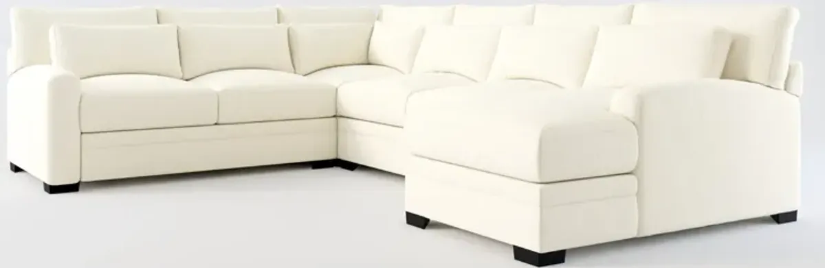 Winston Hybrid Comfort Eco Performance 4-Piece Sectional - Fincher Ivory