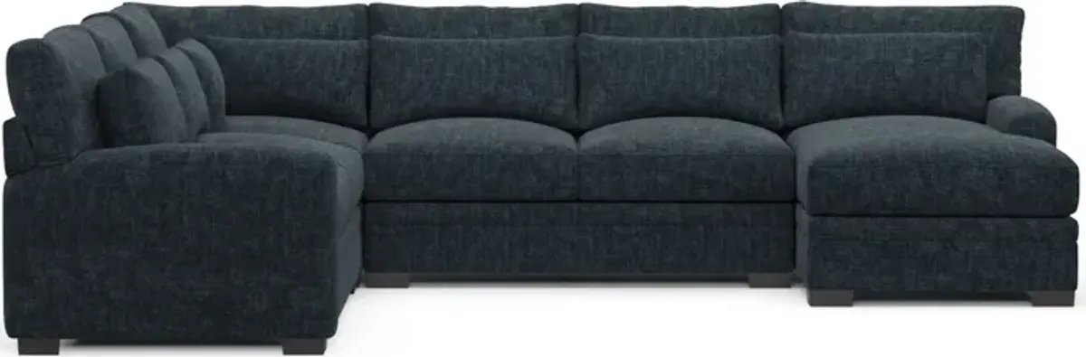 Winston Hybrid Comfort Eco Performance 4-Piece Sectional - Argo Navy