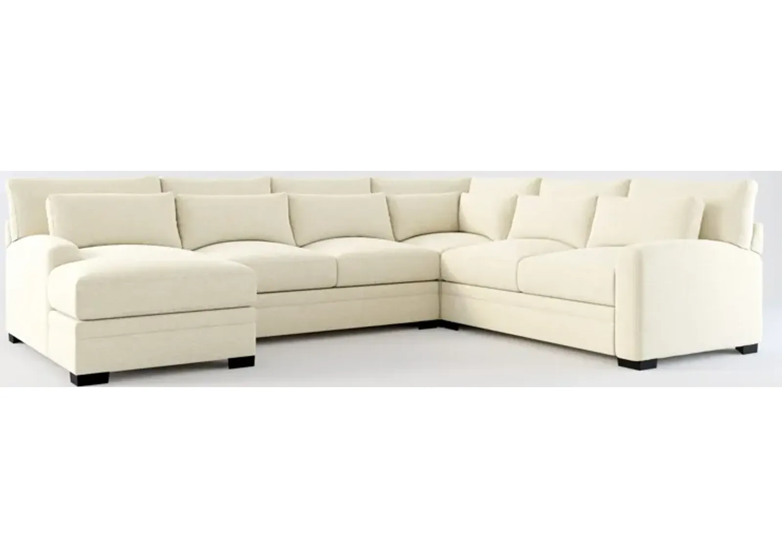 Winston Foam Comfort Eco Performance 4-Piece Sectional - Bridger Shell