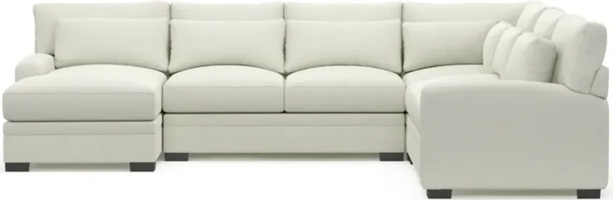 Winston Foam Comfort Eco Performance 4-Piece Sectional - Liv Arctic