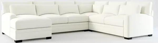 Winston Foam Comfort Eco Performance 4-Piece Sectional - Liv Arctic
