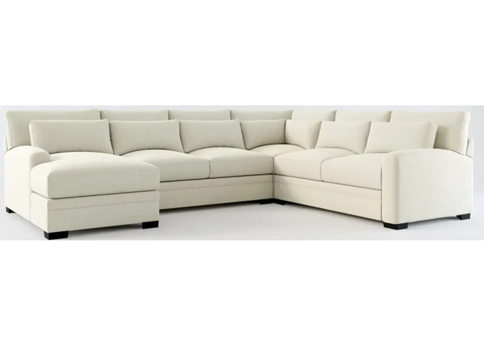 Winston Foam Comfort Eco Performance 4-Piece Sectional - Liv Dove