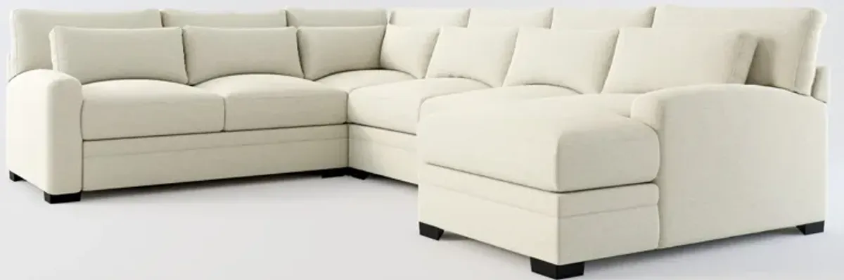 Winston Foam Comfort Eco Performance 4-Piece Sectional - Liv Dove