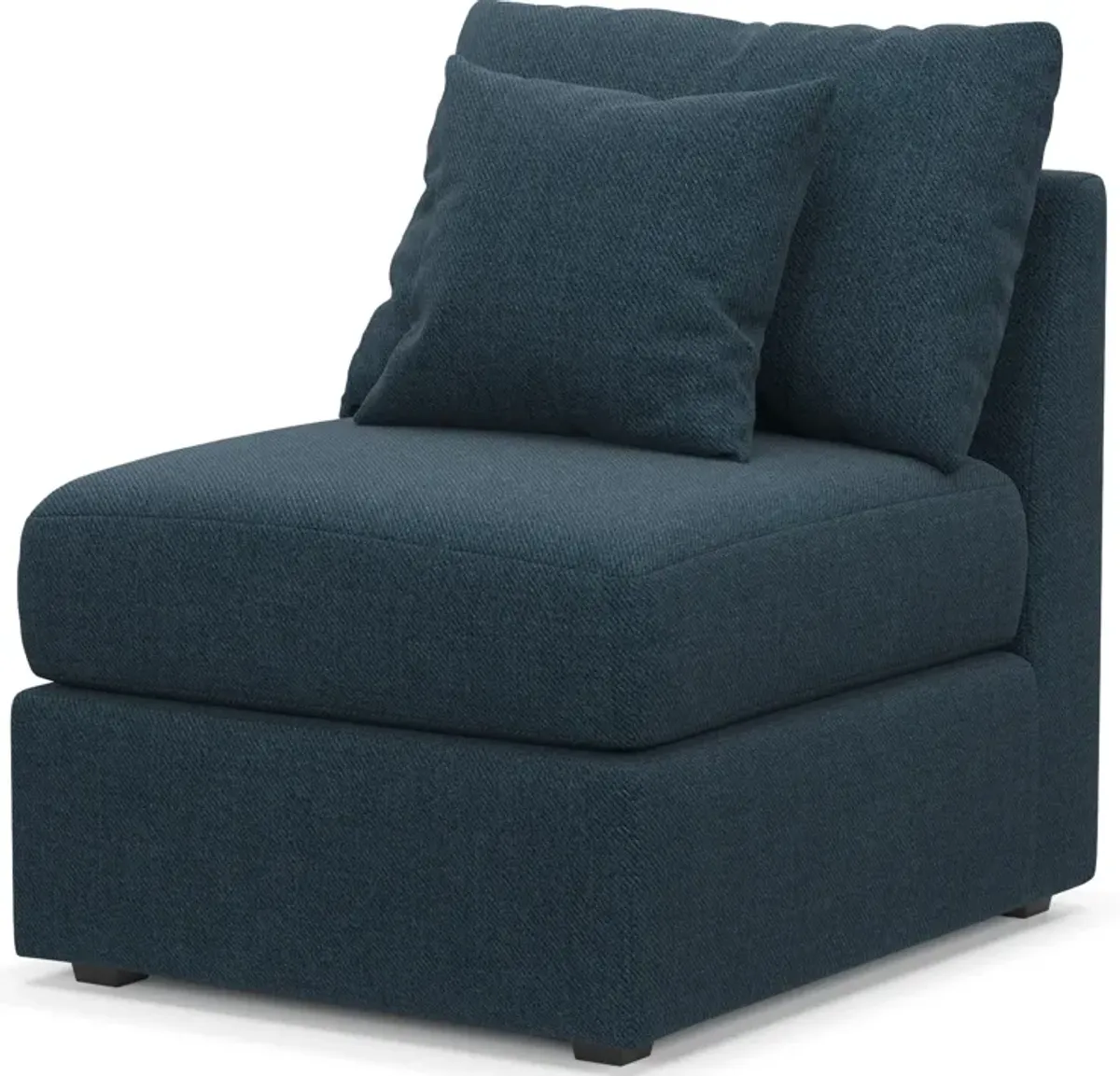 Nest Hybrid Comfort Eco Performance Armless Chair - Broderick Indigo