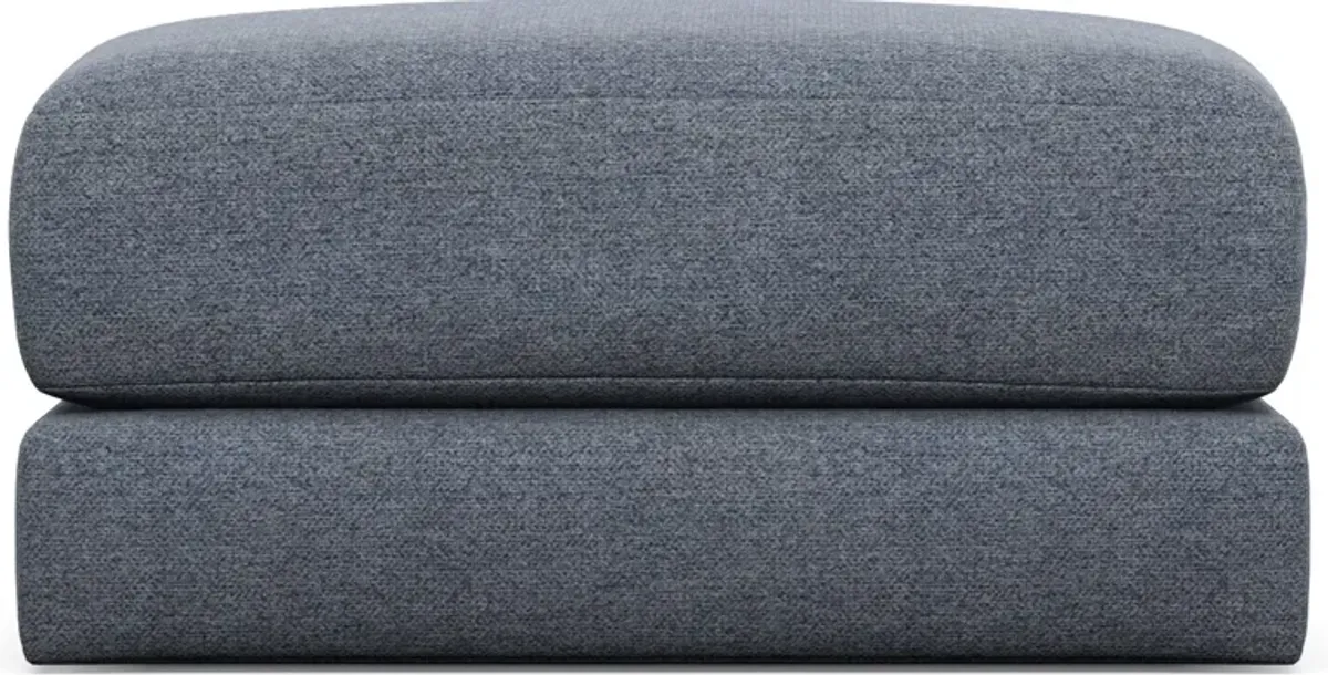 Nest Hybrid Comfort Eco Performance Short Ottoman - Bridger Navy