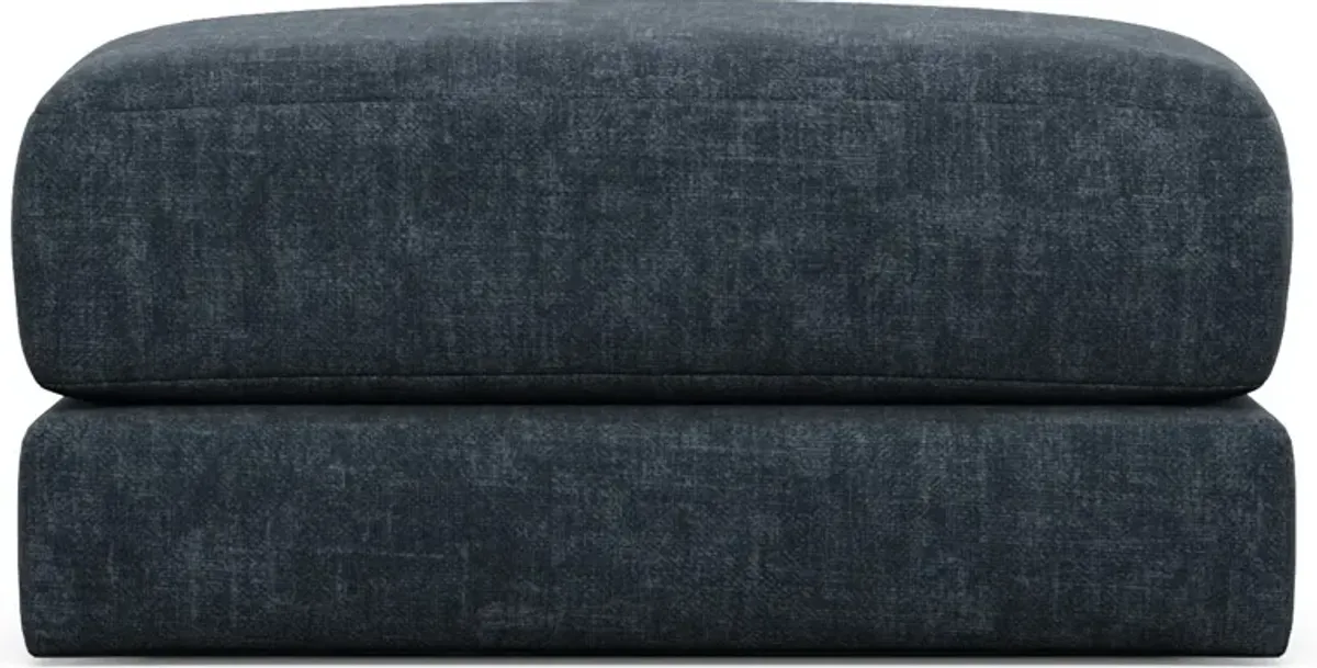 Nest Hybrid Comfort Eco Performance Short Ottoman - Argo Navy