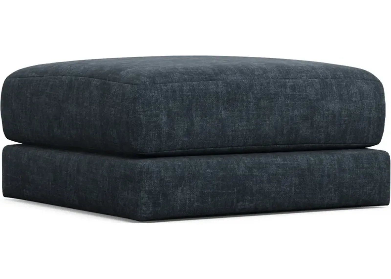 Nest Hybrid Comfort Eco Performance Short Ottoman - Argo Navy