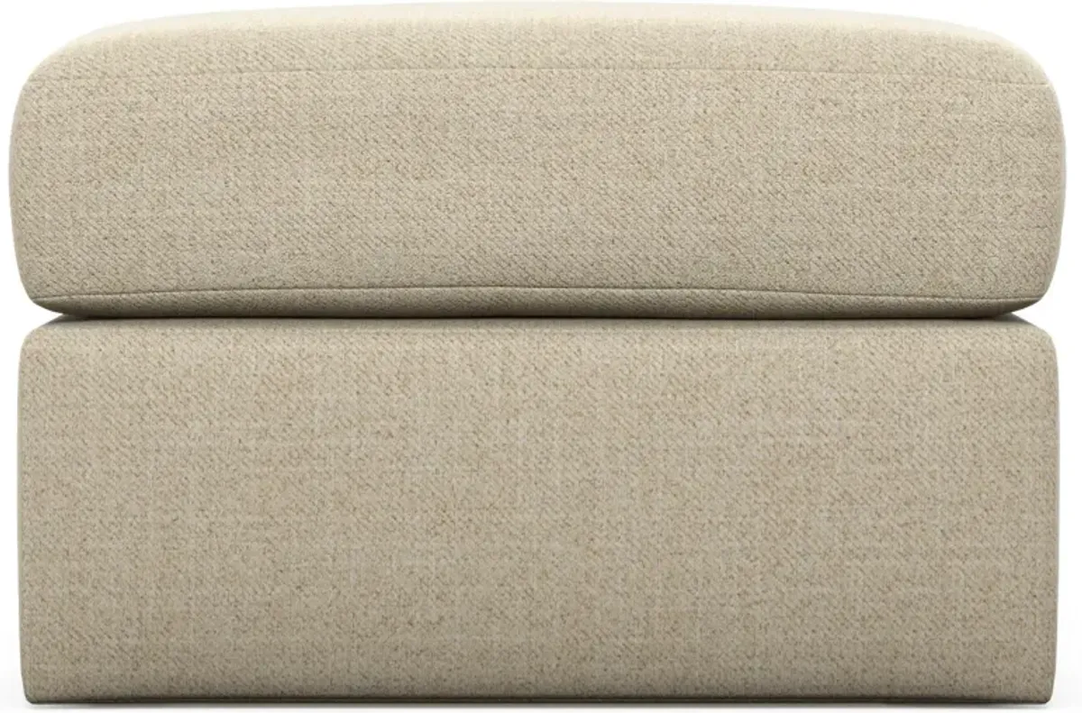 Nest Hybrid Comfort Eco Performance Tall Ottoman - Broderick Sand