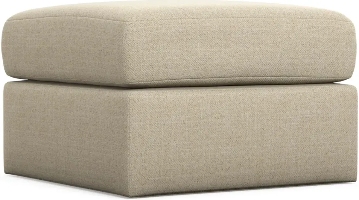 Nest Hybrid Comfort Eco Performance Tall Ottoman - Broderick Sand