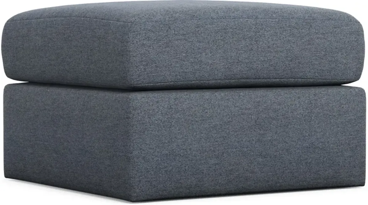 Nest Hybrid Comfort Eco Performance Tall Ottoman - Bridger Navy