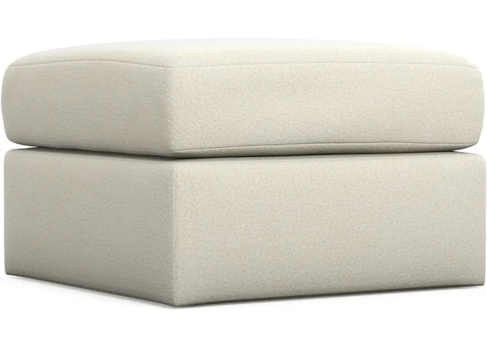 Nest Hybrid Comfort Eco Performance Tall Ottoman - Fincher Ivory