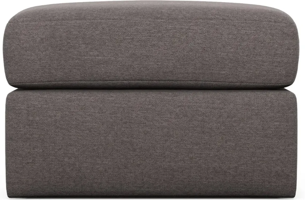 Nest Hybrid Comfort Eco Performance Tall Ottoman - Presidio Steel