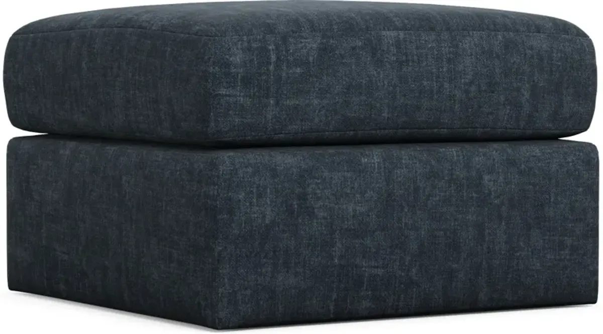 Nest Hybrid Comfort Eco Performance Tall Ottoman - Argo Navy