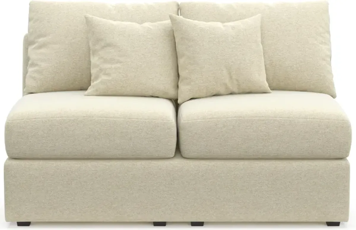 Nest Hybrid Comfort Eco Performance Armless Loveseat - Bridger Shell