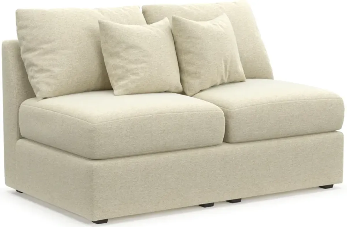 Nest Hybrid Comfort Eco Performance Armless Loveseat - Bridger Shell