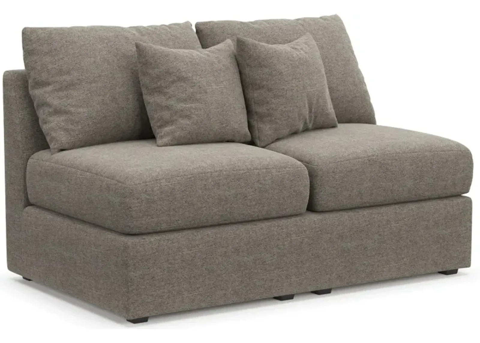 Nest Hybrid Comfort Eco Performance Armless Loveseat - Bridger Metal