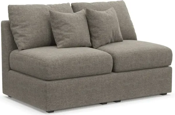 Nest Hybrid Comfort Eco Performance Armless Loveseat - Bridger Metal