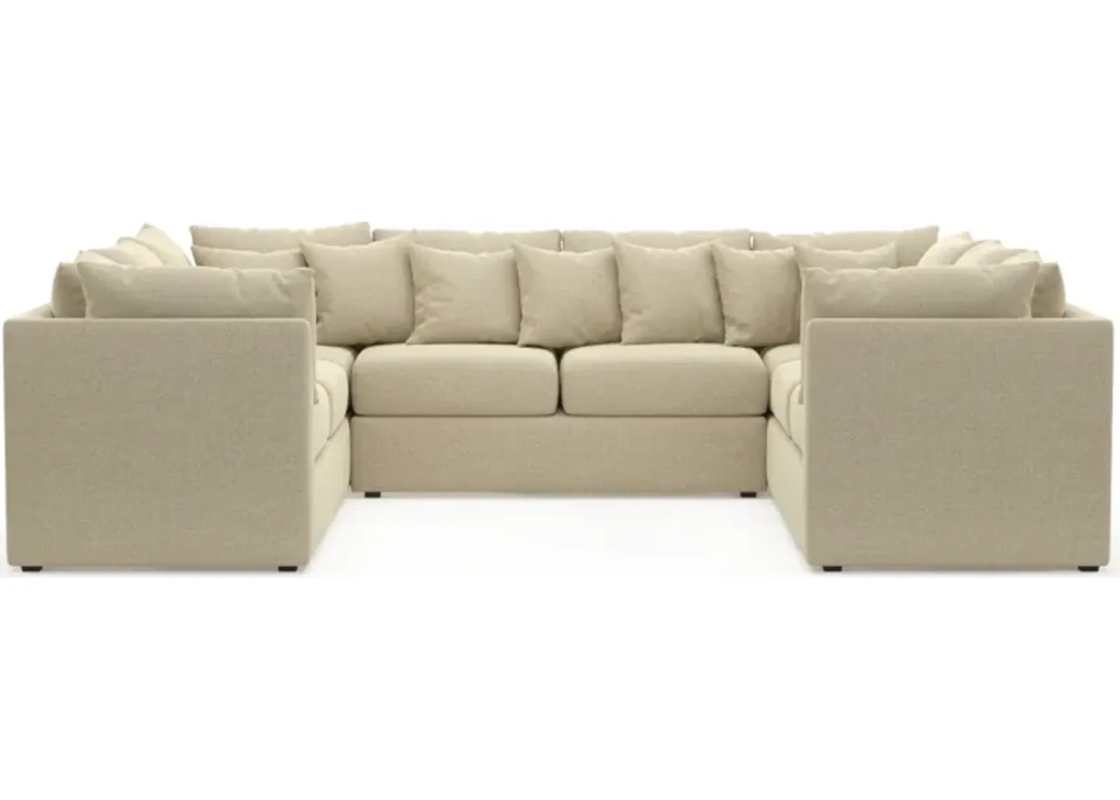 Nest Hybrid Comfort Eco Performance 3-Piece Pit Sectional - Broderick Sand