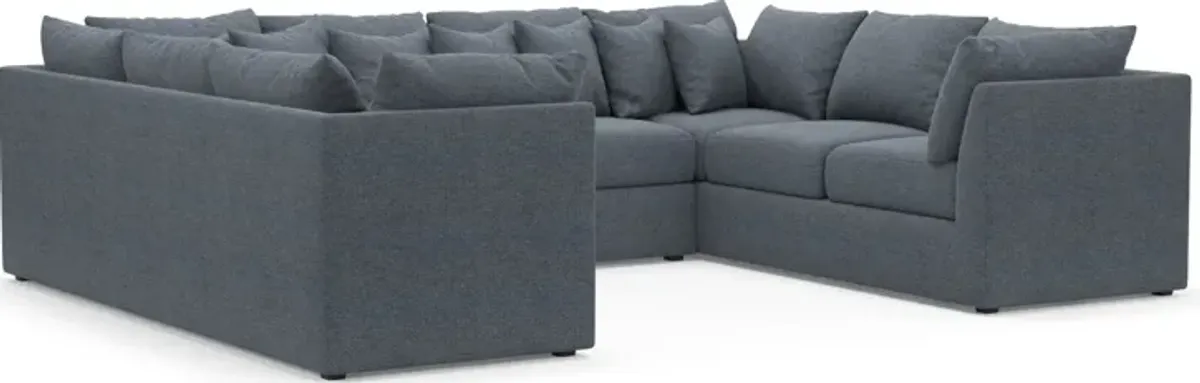 Nest Hybrid Comfort Eco Performance 3-Piece Pit Sectional - Bridger Navy