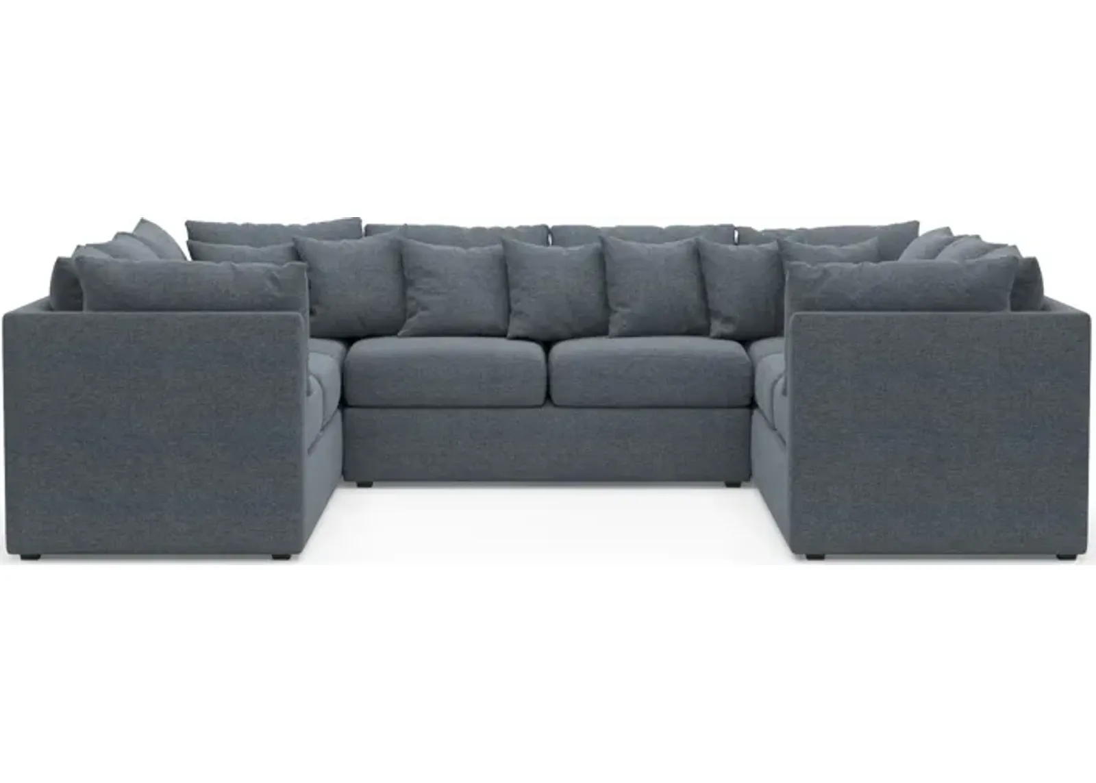 Nest Hybrid Comfort Eco Performance 3-Piece Pit Sectional - Bridger Navy