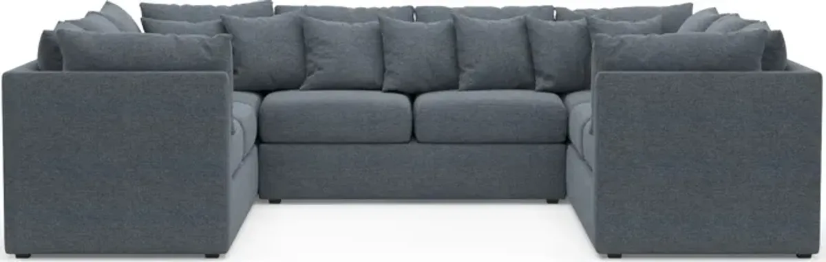 Nest Hybrid Comfort Eco Performance 3-Piece Pit Sectional - Bridger Navy