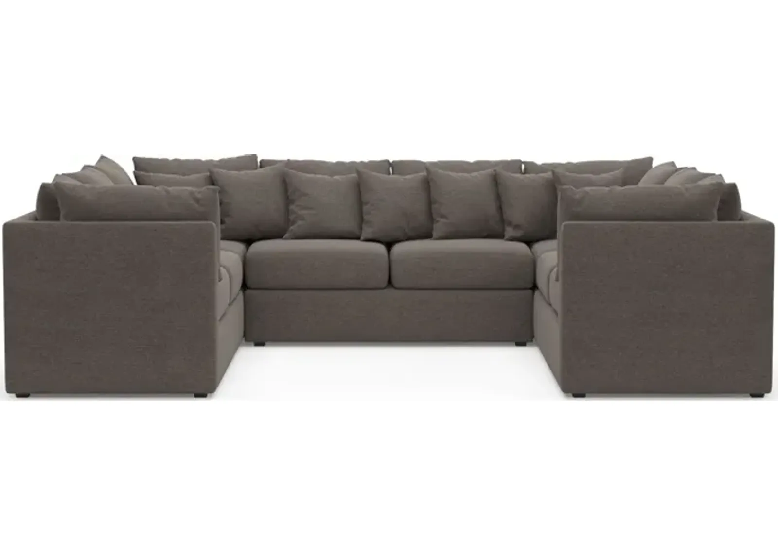 Nest Hybrid Comfort Eco Performance 3-Piece Pit Sectional - Presidio Steel