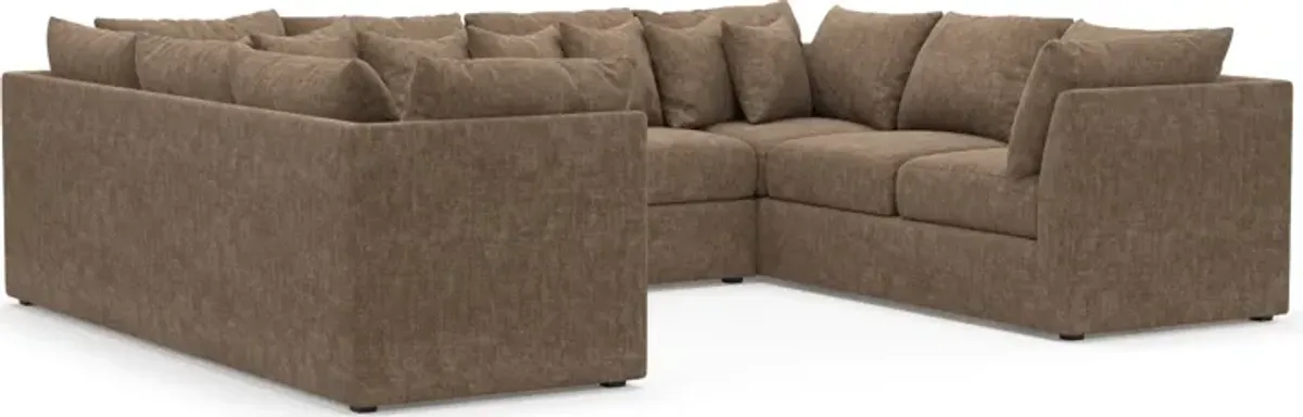 Nest Hybrid Comfort Eco Performance 3-Piece Pit Sectional - Argo Java