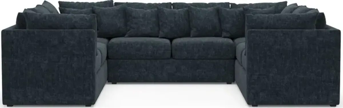 Nest Hybrid Comfort Eco Performance 3-Piece Pit Sectional - Argo Navy