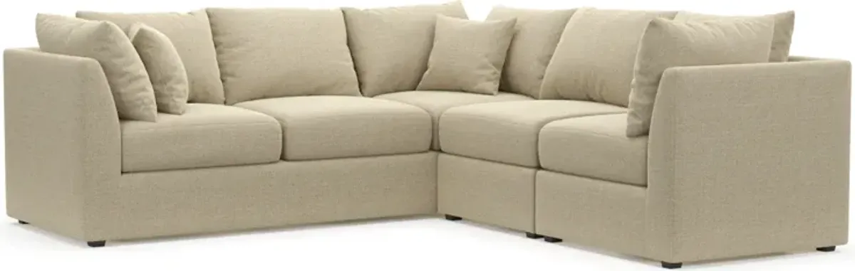 Nest Hybrid Comfort Eco Performance 3-Piece Small Sectional - Broderick Sand