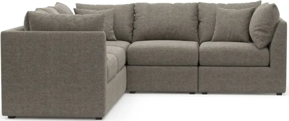 Nest Hybrid Comfort Eco Performance 3-Piece Small Sectional - Bridger Metal