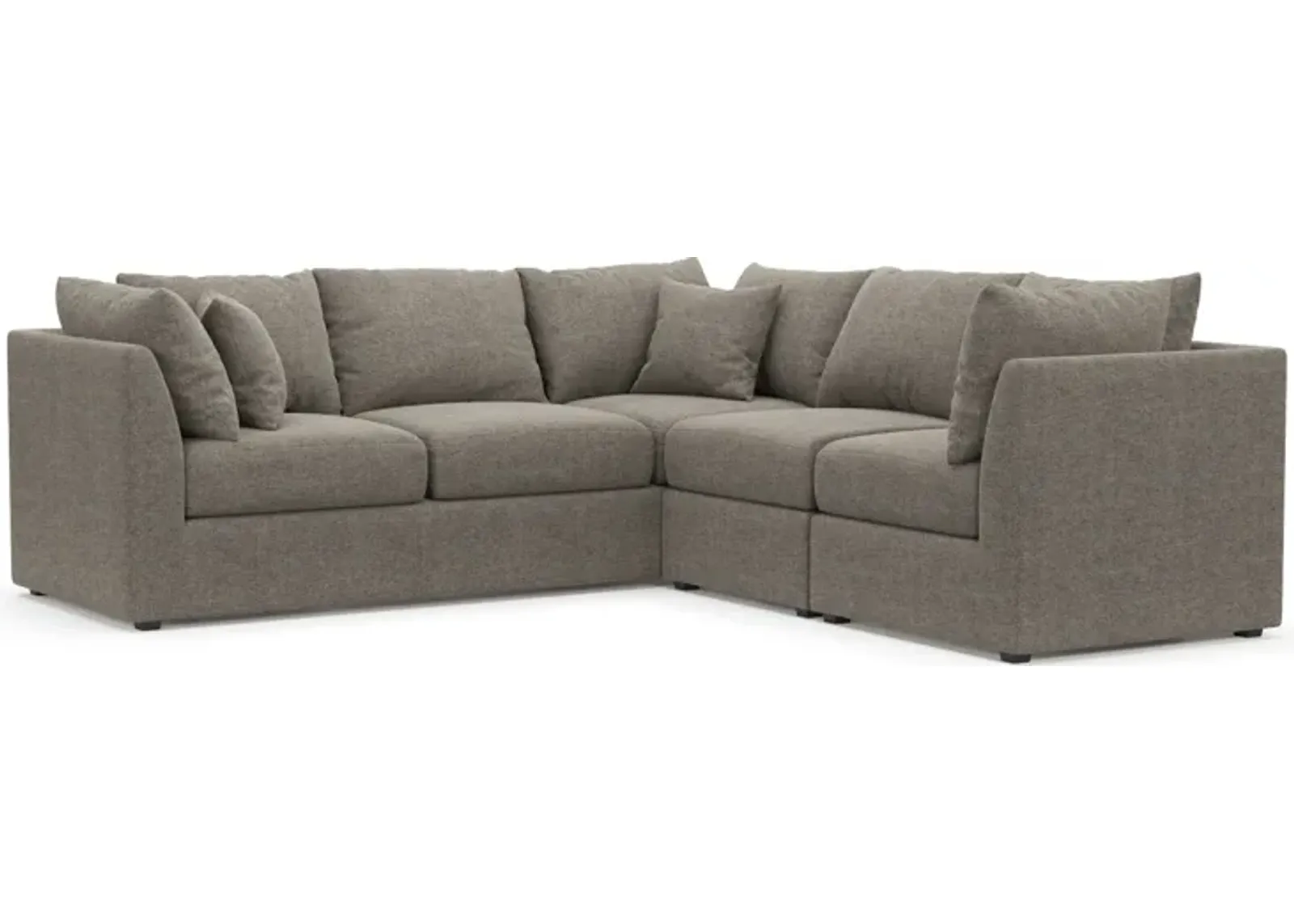 Nest Hybrid Comfort Eco Performance 3-Piece Small Sectional - Bridger Metal