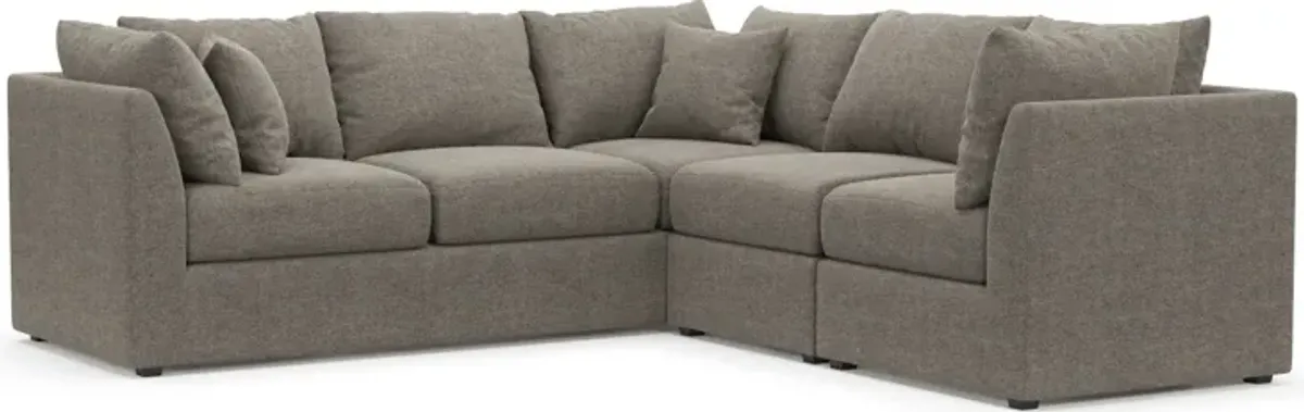 Nest Hybrid Comfort Eco Performance 3-Piece Small Sectional - Bridger Metal