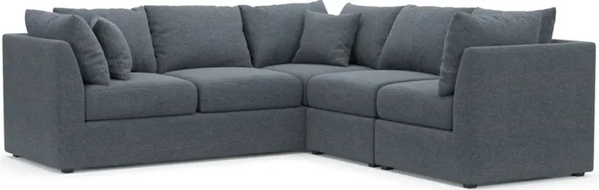 Nest Hybrid Comfort Eco Performance 3-Piece Small Sectional - Bridger Navy