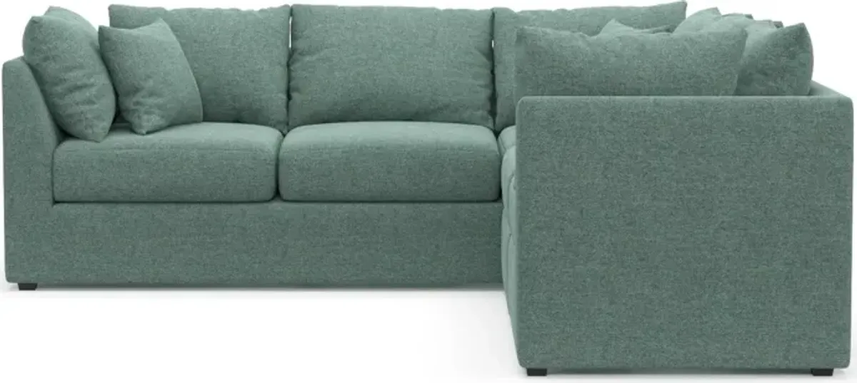 Nest Hybrid Comfort Eco Performance 3-Piece Small Sectional - Bridger Jade