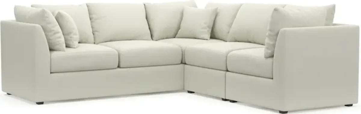 Nest Hybrid Comfort Eco Performance 3-Piece Small Sectional - Liv Arctic