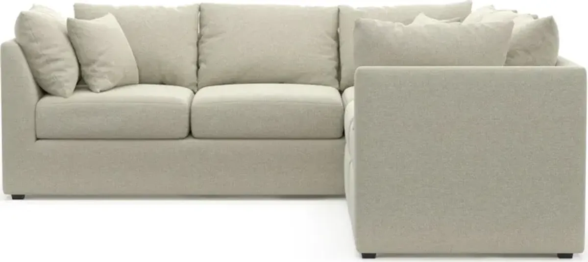 Nest Hybrid Comfort Eco Performance 3-Piece Small Sectional - Liv Dove