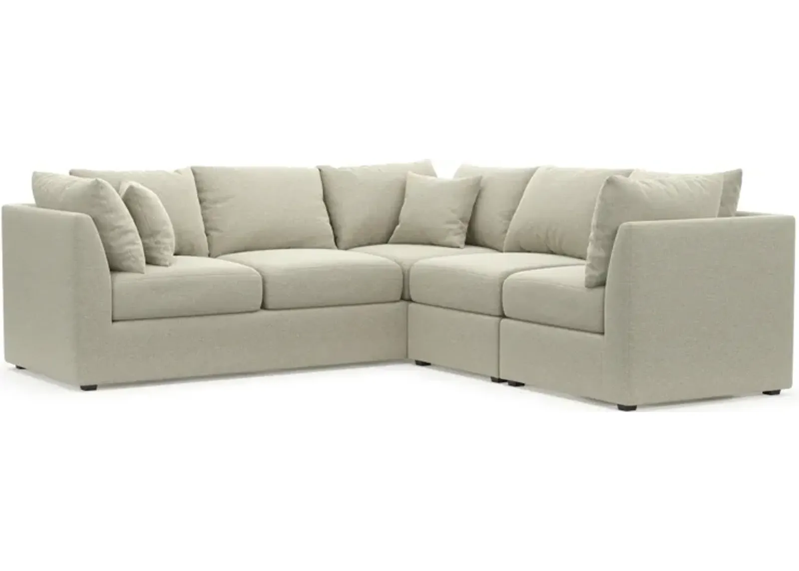 Nest Hybrid Comfort Eco Performance 3-Piece Small Sectional - Liv Dove