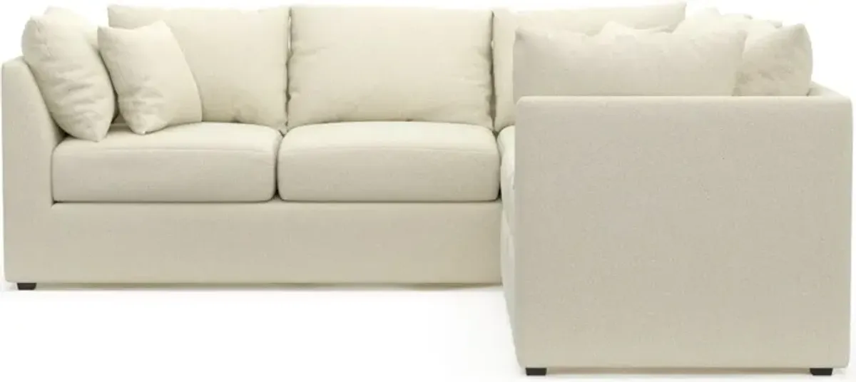 Nest Hybrid Comfort Eco Performance 3-Piece Small Sectional - Fincher Ivory