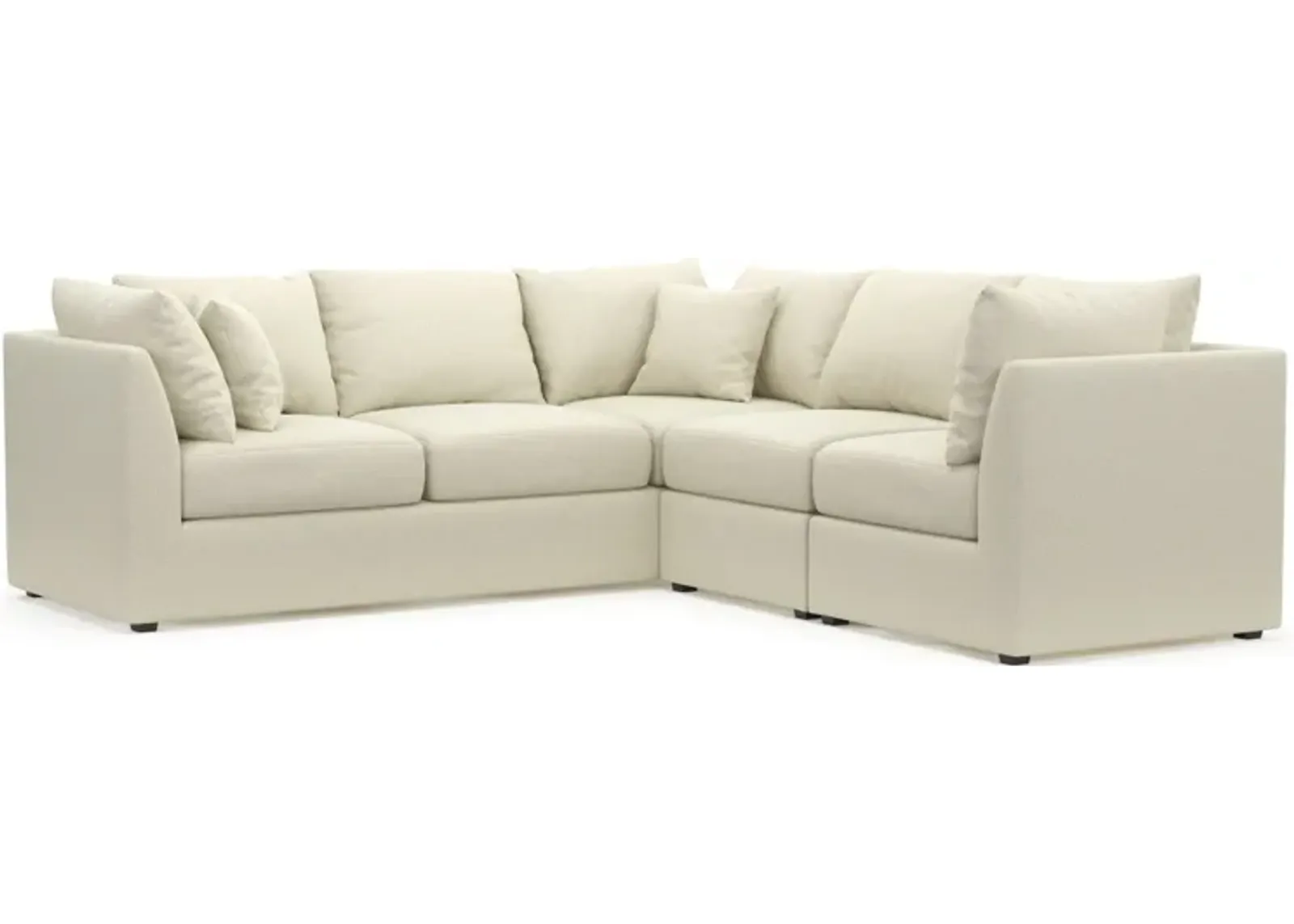 Nest Hybrid Comfort Eco Performance 3-Piece Small Sectional - Fincher Ivory