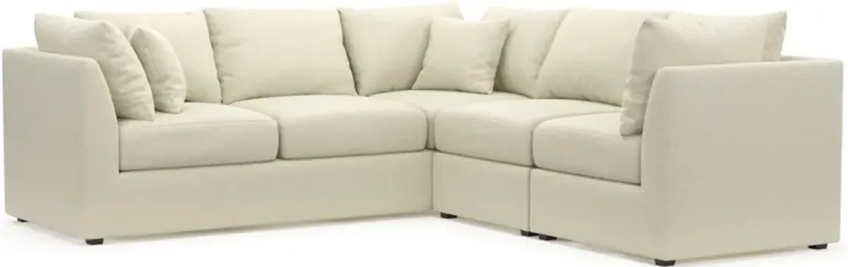 Nest Hybrid Comfort Eco Performance 3-Piece Small Sectional - Fincher Ivory